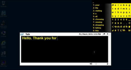 ACAT (Assistive Context Aware Tool)
