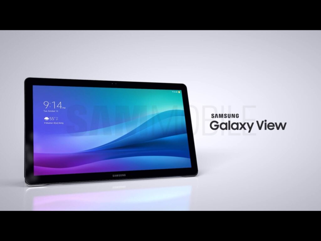 La nueva tablet de Samsung: Galaxy View