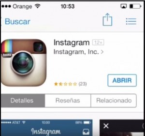 crear instagram paso 2