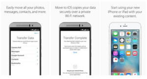 Nueva aplicación Move to iOS Nueva aplicación Move to iOS