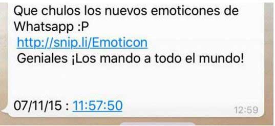 Malware en whatsapp