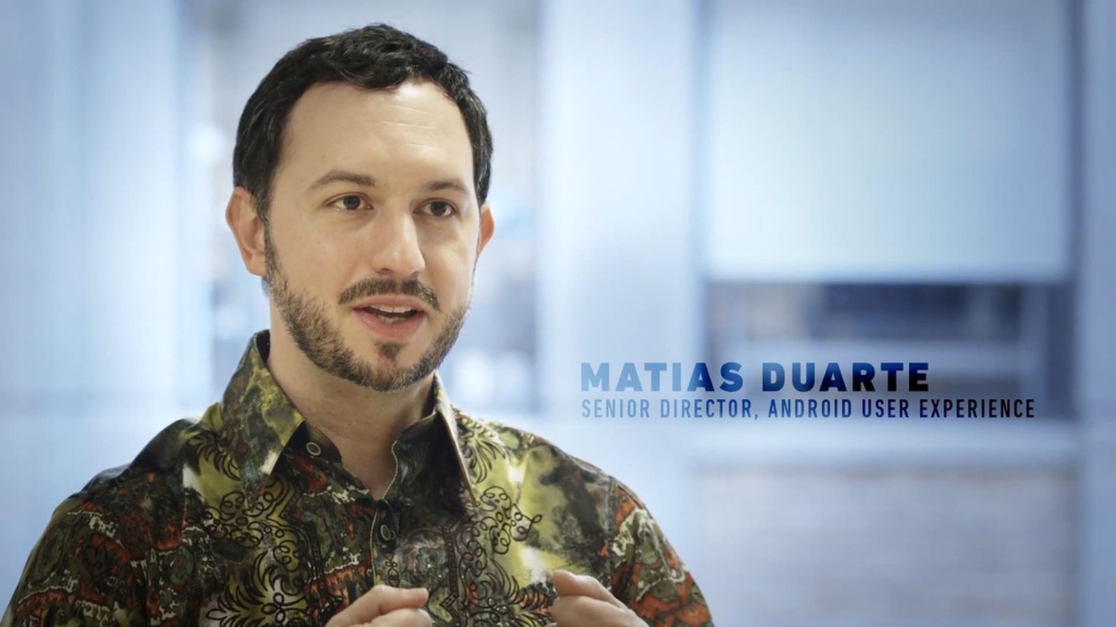 Matías Duarte Google