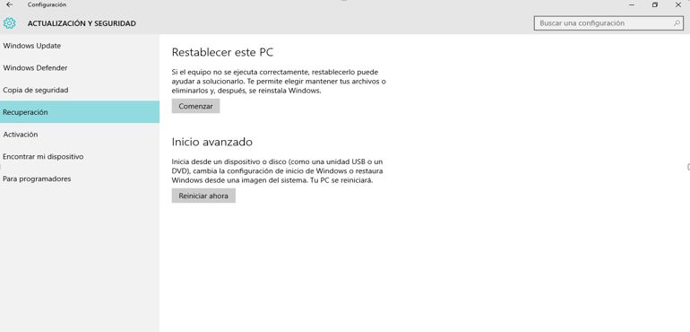 borrar programas de Windows 10