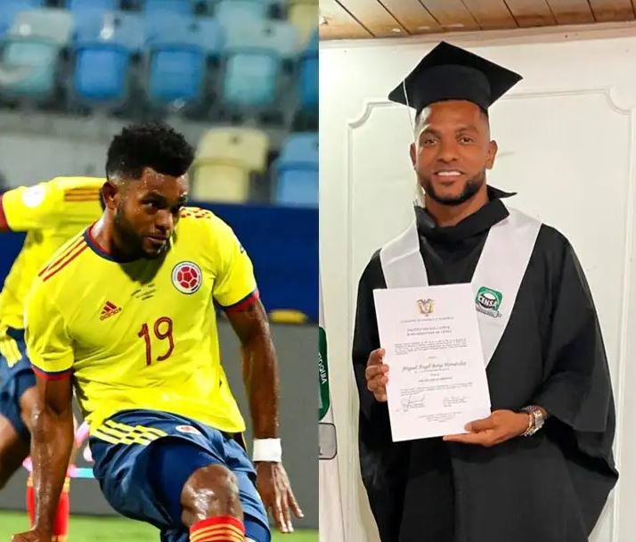 Miguel Ángel Borja se graduó de bachiller